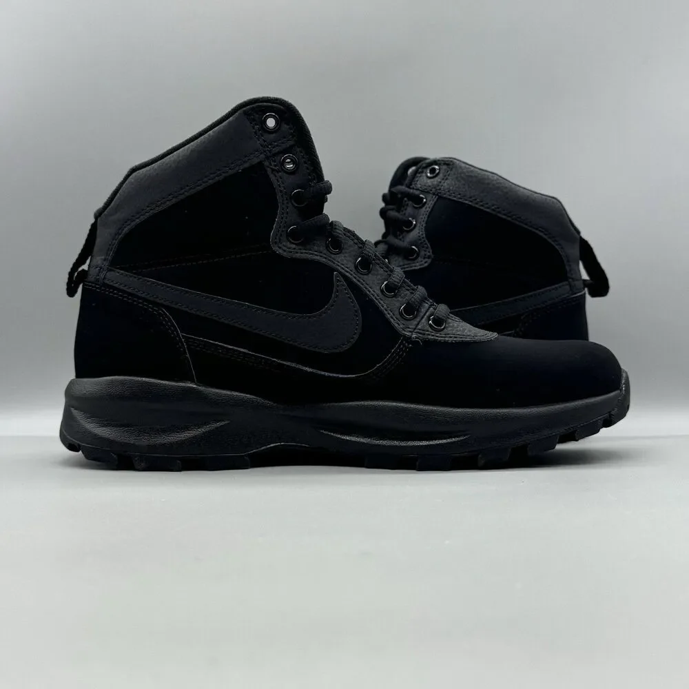 Nike Manoadome Triple Black Boot High Top Suede 844358-003 Men's Size 9 NEW